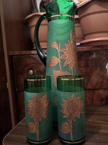 Külqabılar: Şüşə külqabılar və dekorativ qablar dəsti - Şüşə külqabı: EFES — 6