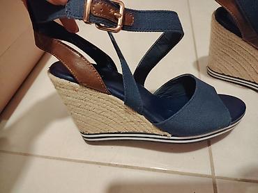 Sandale: Ženske sandale na punu petu – Graceland - Model: espadrile na — 4