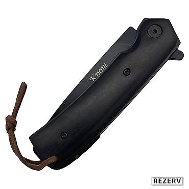 Охотничьи ножи: Складной нож Крот от Витязь сталь 65х13 черный Охота и рыбалка! — 9