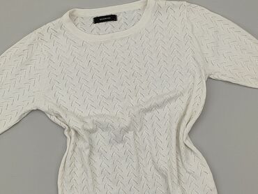krotka bluzki z bufiastymi rękawami: Блуза жіноча, Reserved, S, стан - Дуже гарний