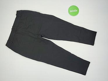 high waist: Spodnie materiałowe damskie, rozmiar S — 3