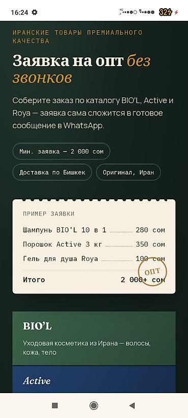 бета сервер: 🌐 Сайты и AI-боты для бизнеса — под ключ Делаю сайты с онлайн-заказом — 2