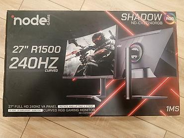 asus tuf dash: Node Game SHADOW ND-CV27240RGB – 27" kavisli oyun monitoru - 27 düym — 1