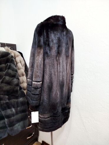 Шубы: Шуба, Норка, По колено, Италия, L — 11