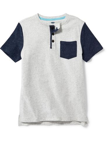 детские футболки: Детский топ, рубашка, цвет - Серый, Новый