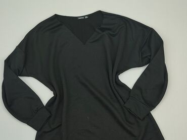 czarne bluzki z haftem angielskim: Блуза жіноча, Boohoo, 2XL, стан - Хороший