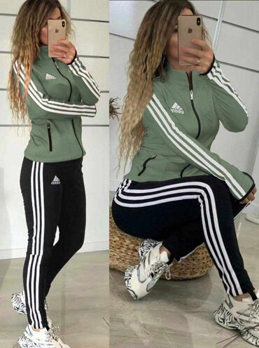 zeleni karmin crvene boje: Adidas, S (EU 36), M (EU 38), L (EU 40)