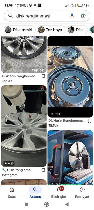 aqua disk: Disk renglenmesi ve temiri .zemanetle unvan 8 ci km maşin bazari — 2