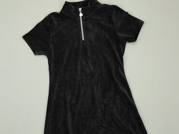 czarna dluga sukienka: Dress, 12 years, 146-152 cm, condition - Good
