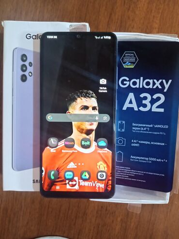 samsun a35: Samsung Galaxy A32, 64 ГБ, цвет - Розовый, Гарантия, Сенсорный, Отпечаток пальца