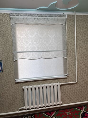 Жалюзи и рольшторы: Жалюзи Бишкек Ролшторы Дуэт с каймой и бусинкой Изготавливаем любые — 4