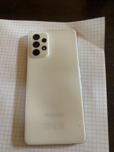 adaptor: Samsung Galaxy A52 | İşlənmiş | 128 GB | rəng - Ağ | Barmaq izi, Face ID, Sənədlərlə