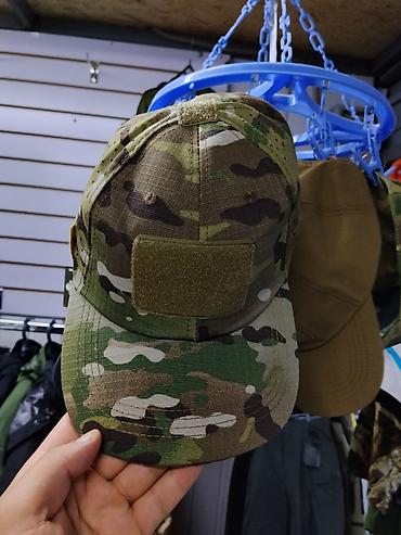 Кепка, Бейсболка, Без логотипа, Козырек: Изогнутый, На липучке