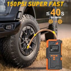 Avtomobil kompressorları və nasosları: Avtomobil üçün 3‑ü 1-də Jump Starter + Kompressor Xüsusiyyətlər: - — 2