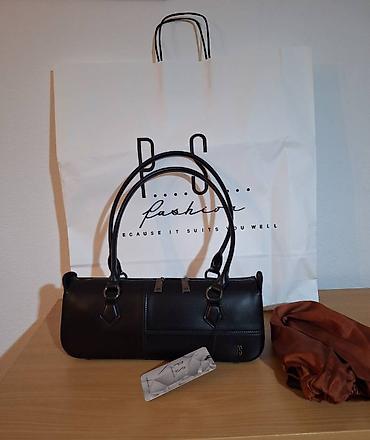 Torbe: Nova PS Fashion crna elegantna ženska torbica torba Nova crna — 8