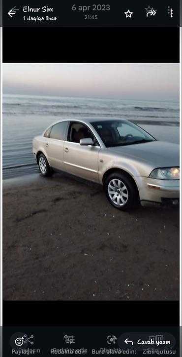 turbo az zil dizel: Volkswagen Passat: 1.8 l | 2002 il Sedan — 2