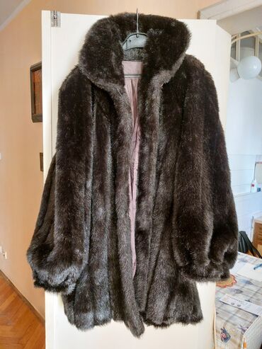 mona zenske kozne jakne 2022: XL (EU 42), With lining, Faux fur, color - Black