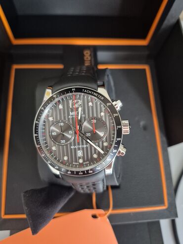 кошелек мужской кожаный: MIDO Multifort Automatic Chronograph - Швейцарские автоматические