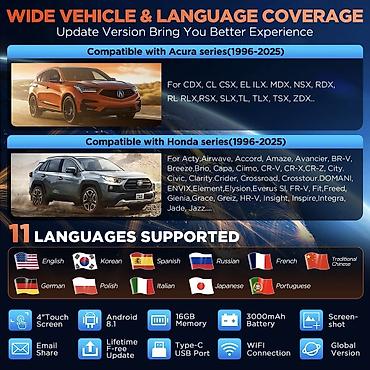 xtool d5s cena: Novo - LAUNCH X431 Creader Elite V3.0 OBD2 za Honda / Acura NE BAVIM — 5