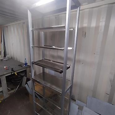 Стеллажи: Стеллажи из нержавейки Стеллажи для столовой на заказ изготовим любые — 14