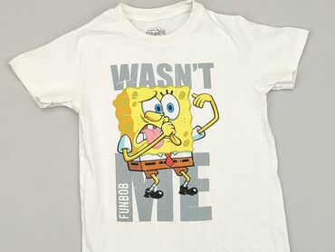 koszulka z napisem na zamówienie: Koszulka, Nickelodeon, 10 lat, 134-140 cm, stan - Bardzo dobry