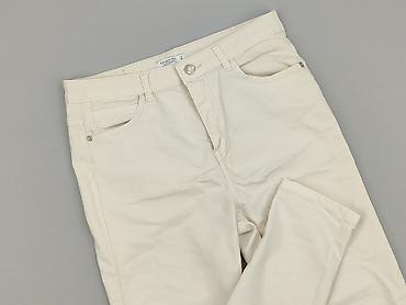 jeans clockhouse: Reserved, Spodnie materiałowe damskie, rozmiar L — 1