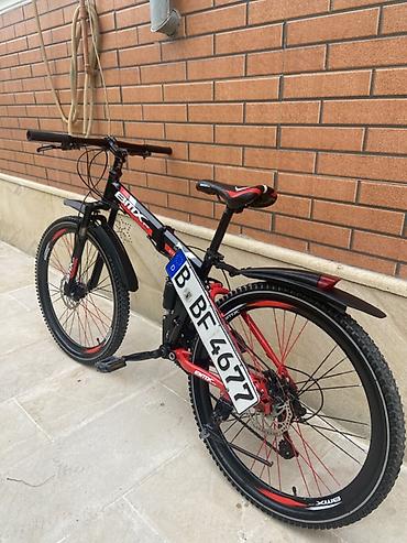 Velosipedlər: BMX GTR dağ velosipedi - Rəng: qara/qırmızı dizayn, BMx GTR loqosu - — 2