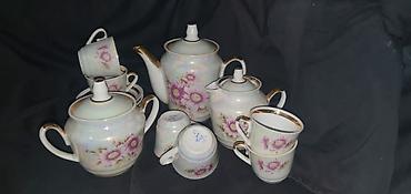 Наборы посуды: Фарфор Кофейный-чайный сервиз.Городницкий фарфоровый завод с клеймом — 6