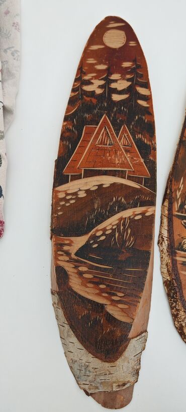 Şəkillər, tablolar: Məhsul: Əl işləri taxta dekor panelləri (3 ədəd set) Təsvir: - Təbii — 3