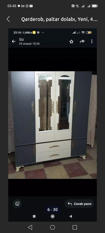 Dolablar: Yeni, Açılan, 4 qapılı Düz dolab, Dolab-asılqan, Türkiyə -da lalafo.az — 4 Dolablar: Yeni, Açılan, 4 qapılı Düz dolab, Dolab-asılqan, Türkiyə — 4