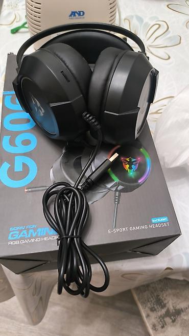 notebook: Игровая гарнитура G606 (E‑Sport Gaming Headset) с подсветкой RGB — 1