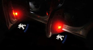 haljna italy: Peugeot 407 - led logo projektor za vrata - komplet od 2 komada