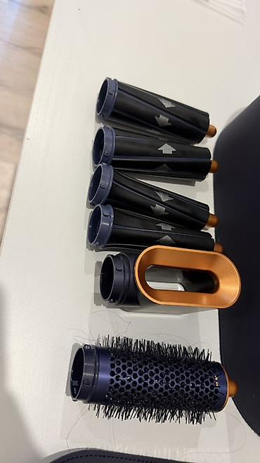 airwrap: Насадки для стайлера Dyson Airwrap (синий/медный) + футляр Состав — 2
