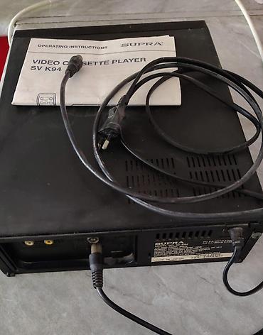 supra satışı: - Məhsul: SUPRA SV K94 Video Kasseta Pleyeri (VHS pleyer) - Mənşə — 2