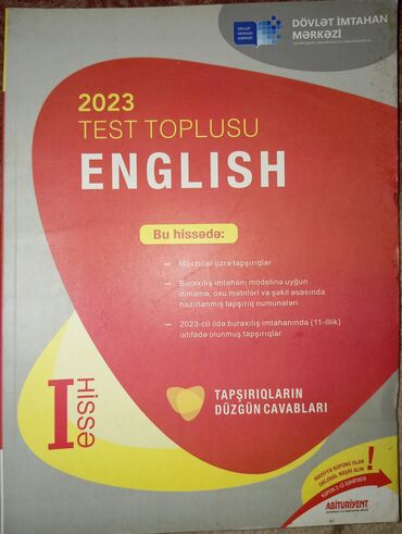 Honda: Məhsul: 2023 Test Toplusu – English (I hissə) Nəşriyyat: Dövlət