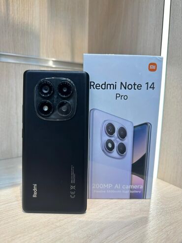 Redmi: Satılır: Smartfonlar 1) Xiaomi Redmi Note 14 Pro. - 200MP AI kamera — 1