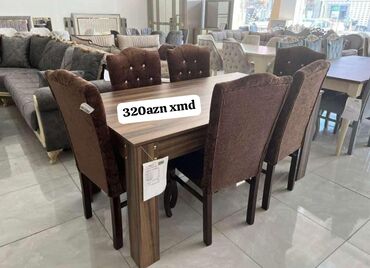 stul qiymetleri: Qonaq otağı üçün, Yeni, 6 stul