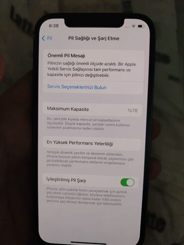 ayfon 11 pro max qiymeti: IPhone 12, 128 GB, Qırıq, Face ID