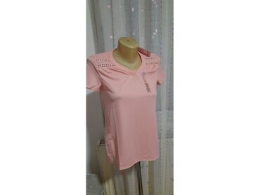 Košulje, bluze i tunike: S (EU 36), Jednobojni, bоја - Roze