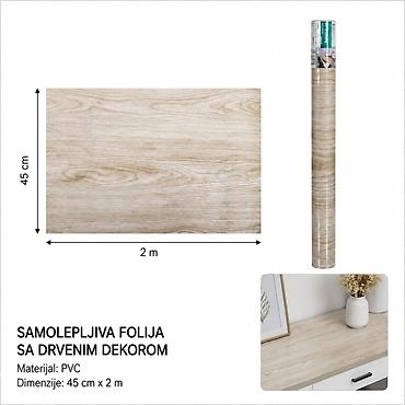 KMT Samolepljiva folija u boji drveta 3280385 - Brend: Kmt style -