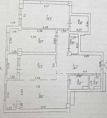 Продажа квартир: 3 комнаты, 115 м², Золотой квадрат Элитка, 8 этаж, Евроремонт — 15