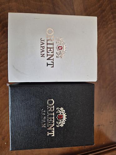 Aksesuarlar: ORIENT Japan kişi qol saatı - Brend: ORIENT (Japan) - Qutusu ilə — 1
