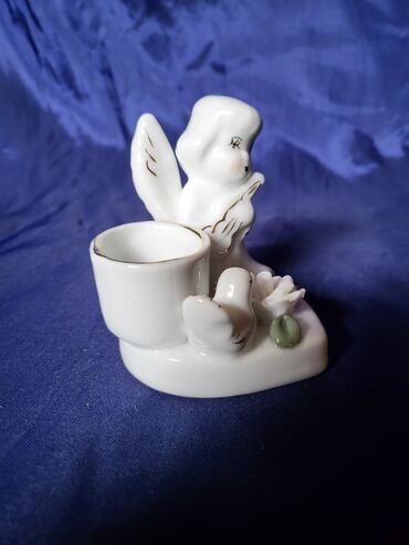 Ostali kućni dekor: Porcelanski svecnjak nov andjeo. Svecnjak nov,mereni najistureniji — 8