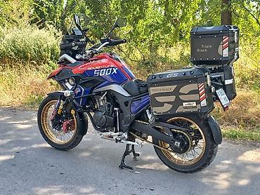 Транспорт: Турэндуро мотоцикл KOVE 500X Adventure с комплектом экспедиционного — 3