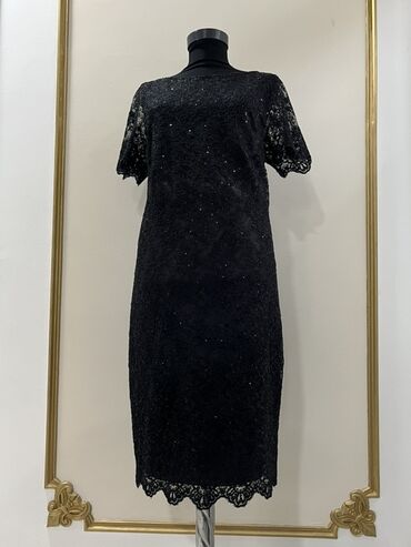 женские кружевные трусики: Zərif qara don - Klassik düz kəsim, dizə yaxın uzunluq - Tamamilə