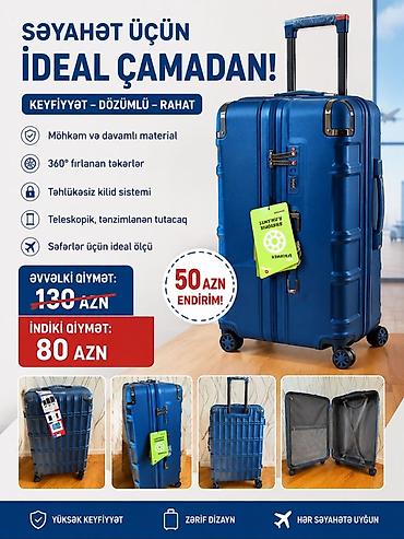 Səyahət üçün ideal çamadan – yüksək keyfiyyət, dözümlülük və rahatlıq