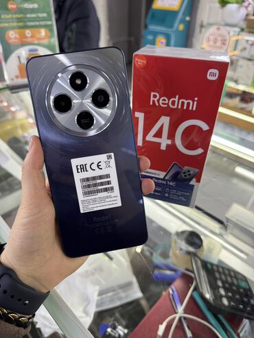 Redmi: Redmi, Redmi 14C, Новый, 128 ГБ, цвет - Синий, 2 SIM