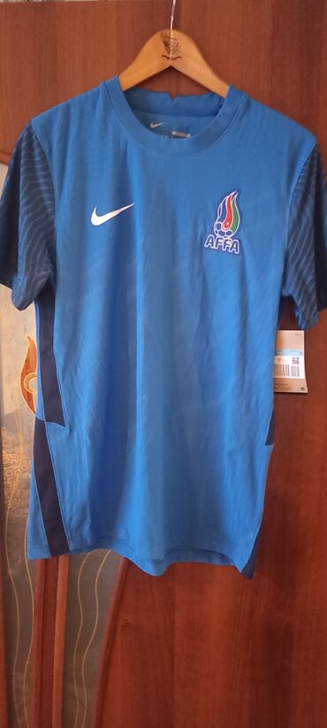 qizlar uchun futbolkalar: Futbolka, Nike, M (EU 38), rəng - Göy