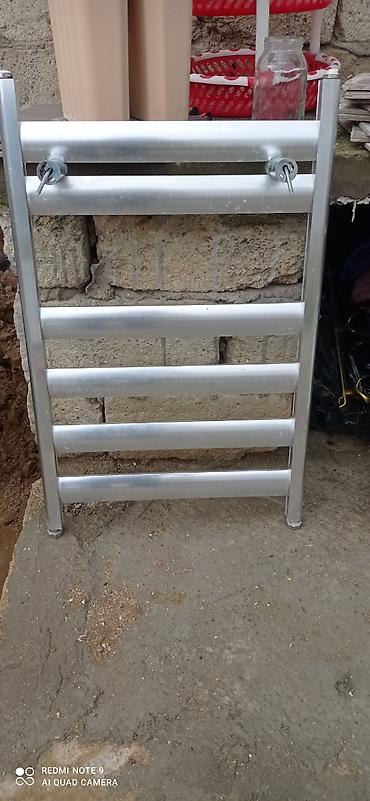 radiatır: Alüminium “nərdivan” tipli dəsmal radiator (qurutma relsi) - — 1