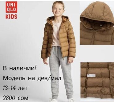 куртки оригинал: Новая куртка Uniqlo kids ( Юникло ) оригинал. На 11-12 лет ( нужно